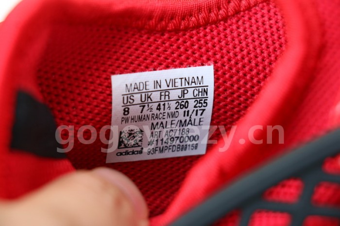 Authentic AD Human Race NMD x Pharrell Williams New Red