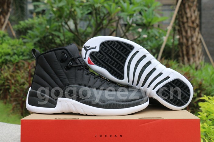 Authentic Air Jordan 12 “Black Nylon”