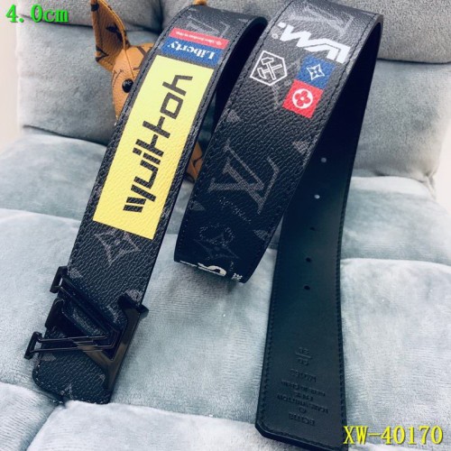 Super Perfect Quality LV Belts(100% Genuine Leather Steel Buckle)-1680