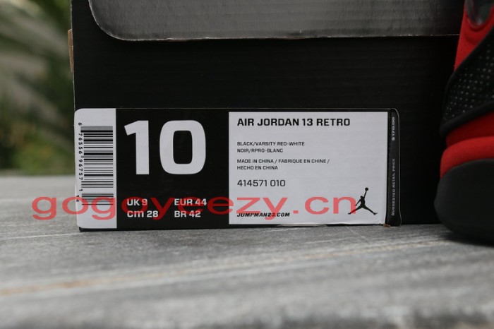 Authentic Air Jordan 13 Bred