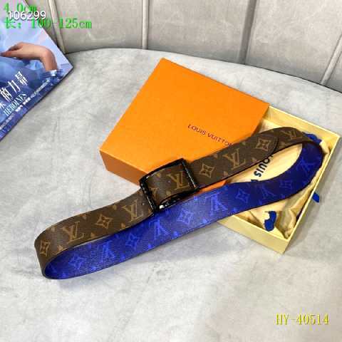 Super Perfect Quality LV Belts(100% Genuine Leather Steel Buckle)-2448