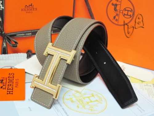 Super Perfect Quality Hermes Belts(100% Genuine Leather,Reversible Steel Buckle)-158
