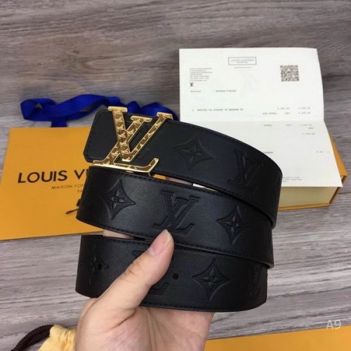 Super Perfect Quality LV Belts(100% Genuine Leather Steel Buckle)-2121