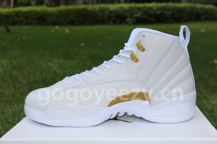 Authentic Air Jordan 12 OVO White
