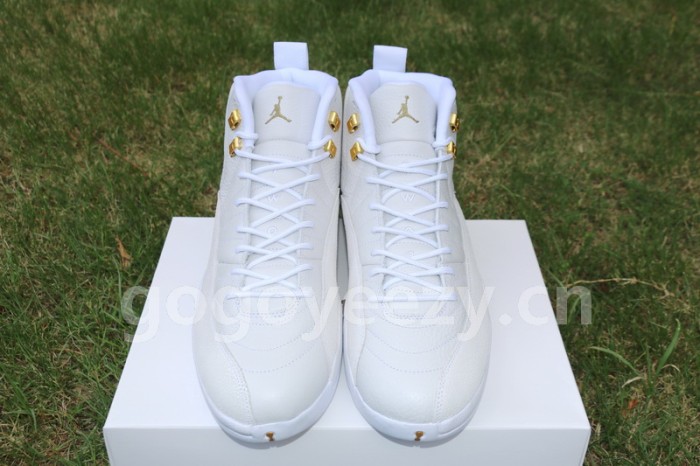 Authentic Air Jordan 12 OVO White