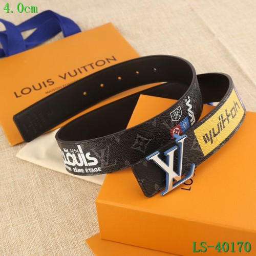 Super Perfect Quality LV Belts(100% Genuine Leather Steel Buckle)-1708