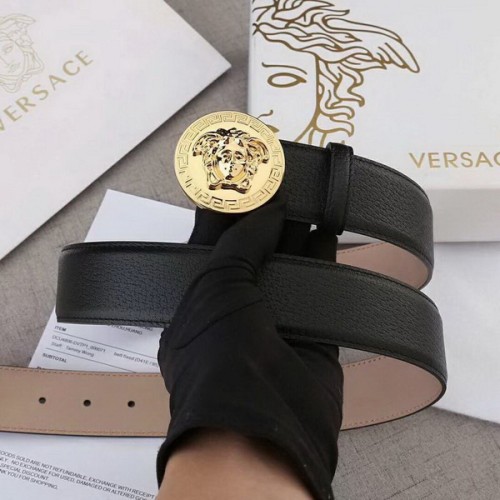 Super Perfect Quality Versace Belts(100% Genuine Leather,Steel Buckle)-233