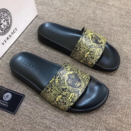 Versace men slippers AAA-106