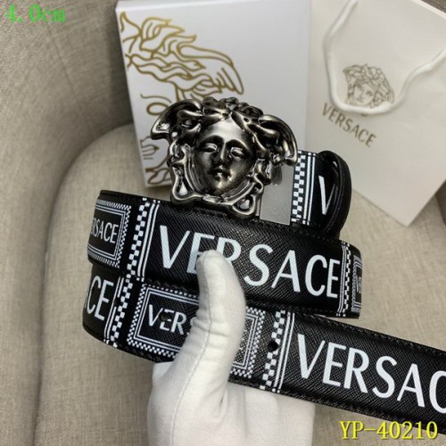 Super Perfect Quality Versace Belts(100% Genuine Leather,Steel Buckle)-789