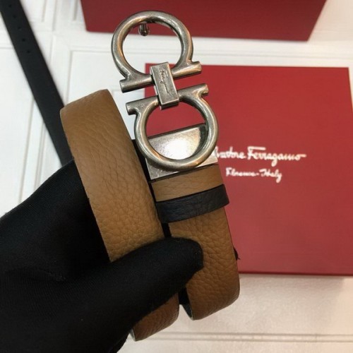 Super Perfect Quality Ferragamo Belts(100% Genuine Leather,steel Buckle)-1428