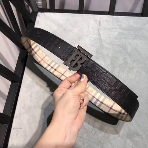 Super Perfect Quality Burberry Belts(100% Genuine Leather,steel buckle)-040
