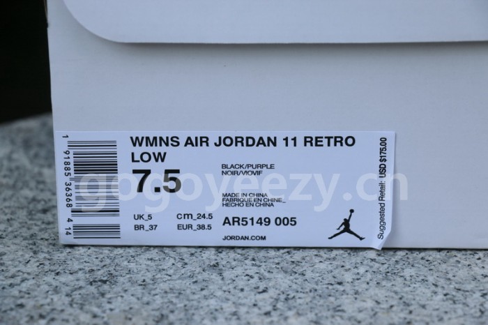 Authentic Air Jordan 11 Low Think 1 GS