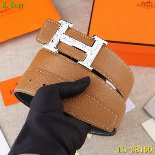 Super Perfect Quality Hermes Belts(100% Genuine Leather,Reversible Steel Buckle)-291