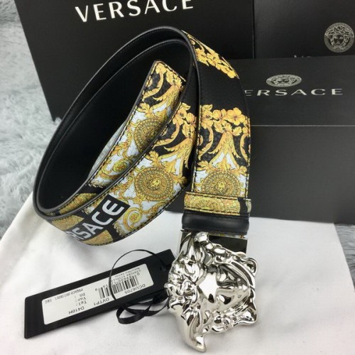 Super Perfect Quality Versace Belts(100% Genuine Leather,Steel Buckle)-285