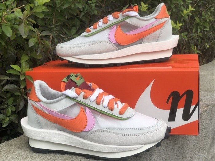 Authentic Sacai x Nike LDV Waffle Grey Orange