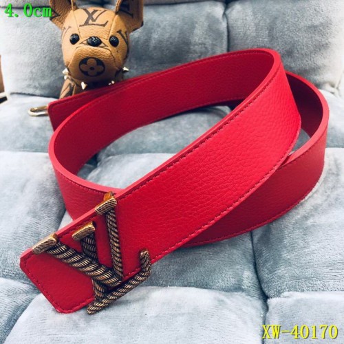 Super Perfect Quality LV Belts(100% Genuine Leather Steel Buckle)-1689