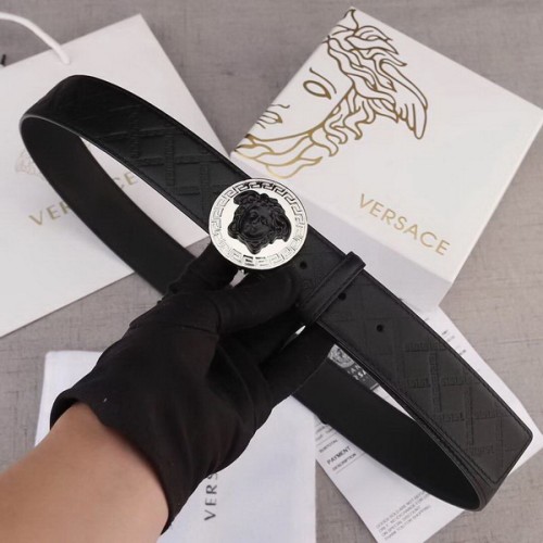 Super Perfect Quality Versace Belts(100% Genuine Leather,Steel Buckle)-481