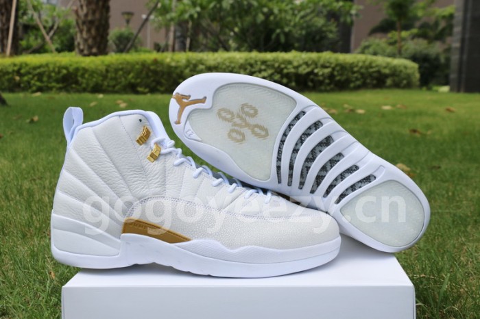 Authentic Air Jordan 12 OVO White