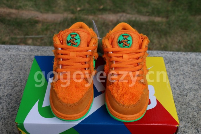 Authentic Grateful Dead x Nike SB Dunk Low “Orange Bear”  kids shoes