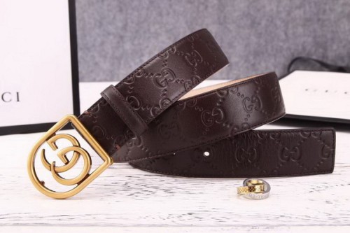 Super Perfect Quality G Belts(100% Genuine Leather,steel Buckle)-2492
