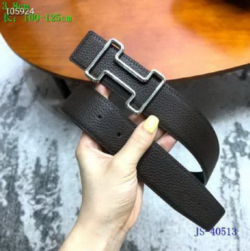 Super Perfect Quality Hermes Belts(100% Genuine Leather,Reversible Steel Buckle)-727