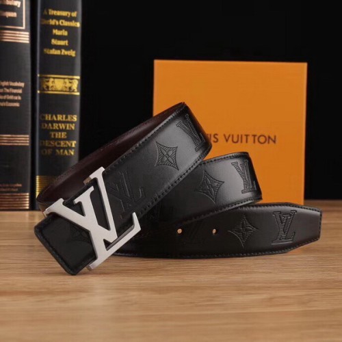 Super Perfect Quality LV Belts(100% Genuine Leather Steel Buckle)-1950