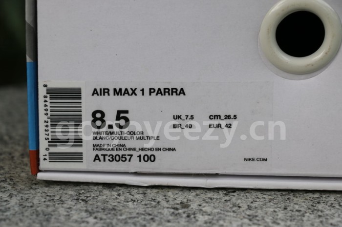 Authentic Parra x Nike Air Max 1