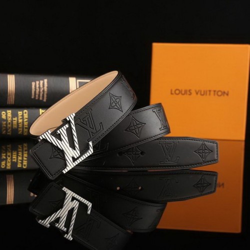 Super Perfect Quality LV Belts(100% Genuine Leather Steel Buckle)-2247