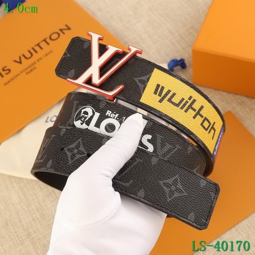 Super Perfect Quality LV Belts(100% Genuine Leather Steel Buckle)-1710