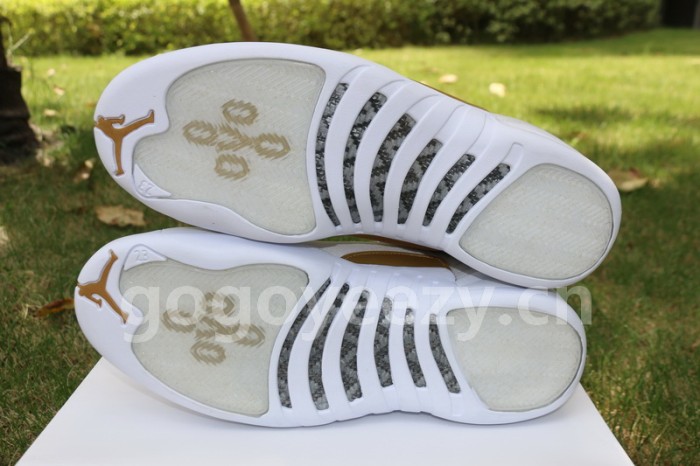 Authentic Air Jordan 12 OVO White