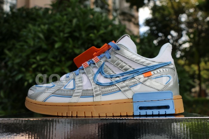 Authentic OFF-WHITE x Nike Air Rubber Dunk “University Blue”