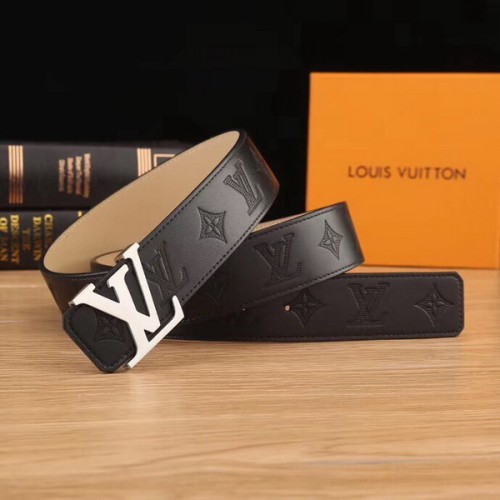 Super Perfect Quality LV Belts(100% Genuine Leather Steel Buckle)-2024