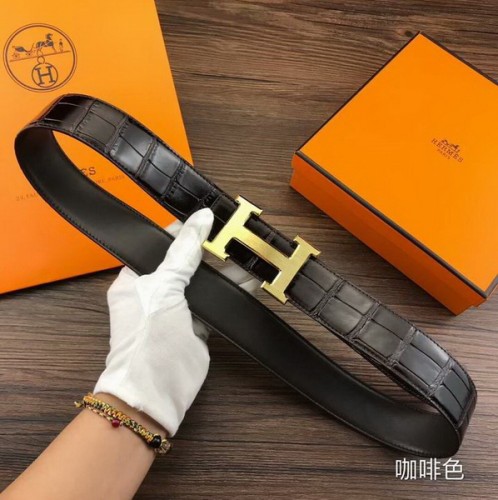 Super Perfect Quality Hermes Belts(100% Genuine Leather,Reversible Steel Buckle)-263