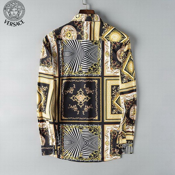 Versace long sleeve shirt men-099(S-XXXL)