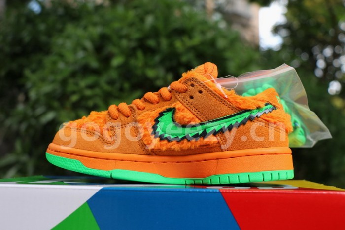 Authentic Grateful Dead x Nike SB Dunk Low “Orange Bear”  kids shoes