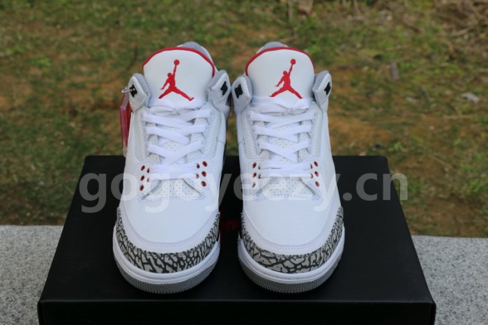 Authentic Air Jordan 3 JTH NRG Fire Red