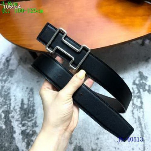 Super Perfect Quality Hermes Belts(100% Genuine Leather,Reversible Steel Buckle)-728