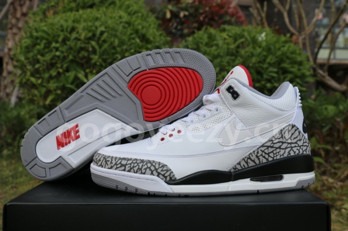 Authentic Air Jordan 3 JTH NRG Fire Red