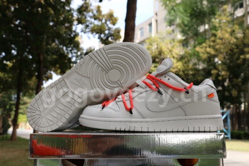 Authentic OFF-WHITE x Nike Dunk Low GS