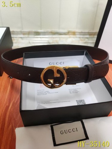 Super Perfect Quality G Belts(100% Genuine Leather,steel Buckle)-1906