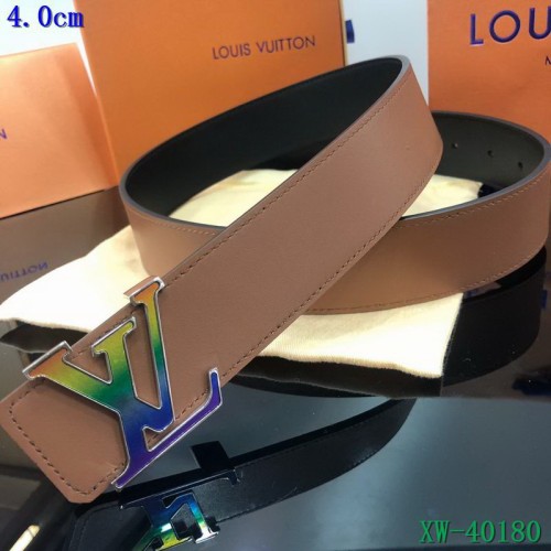 Super Perfect Quality LV Belts(100% Genuine Leather Steel Buckle)-1745