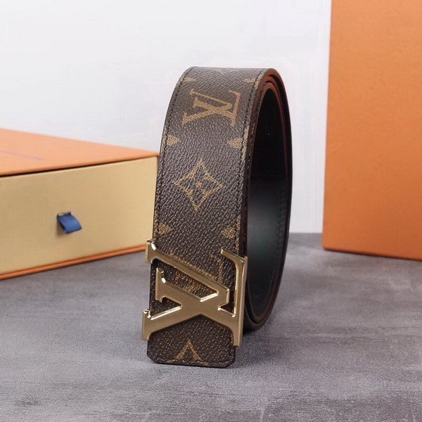 Super Perfect Quality LV Belts(100% Genuine Leather Steel Buckle)-1947