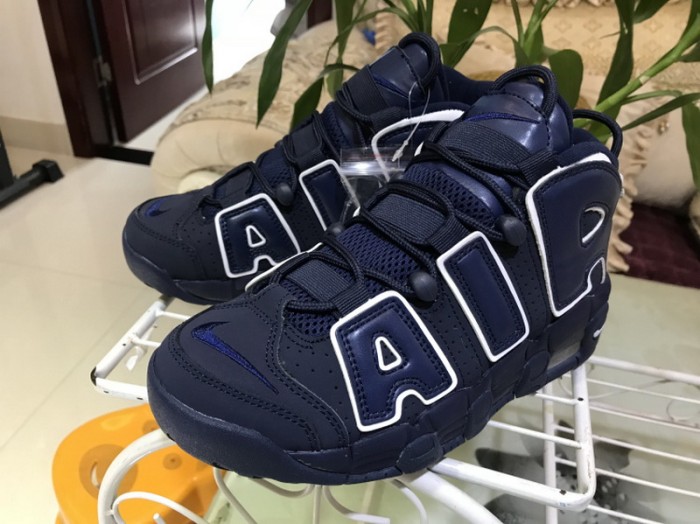 Authentic Nike Air More Uptempo Navy GS