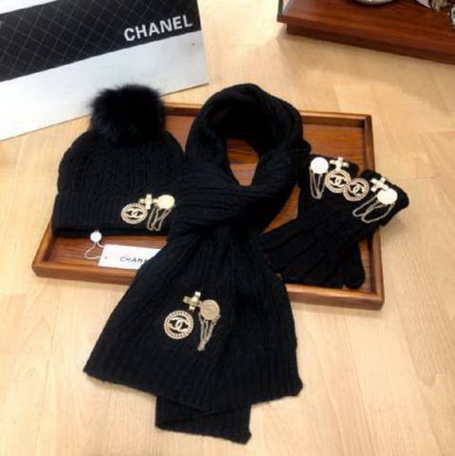 CHAL Wool Cap Scarf AAA-108