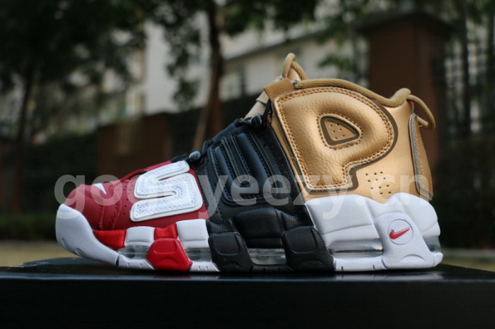 Authentic Supreme x Nike Air More Uptempo