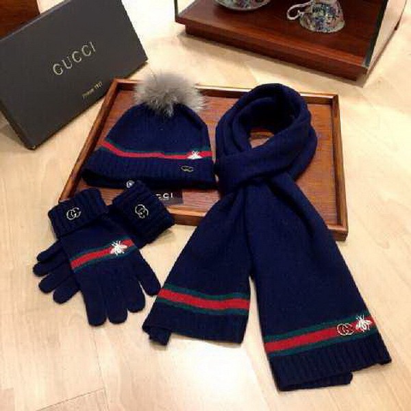 G Wool Cap Scarf AAA-143
