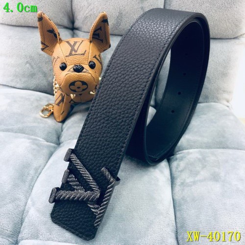 Super Perfect Quality LV Belts(100% Genuine Leather Steel Buckle)-1687