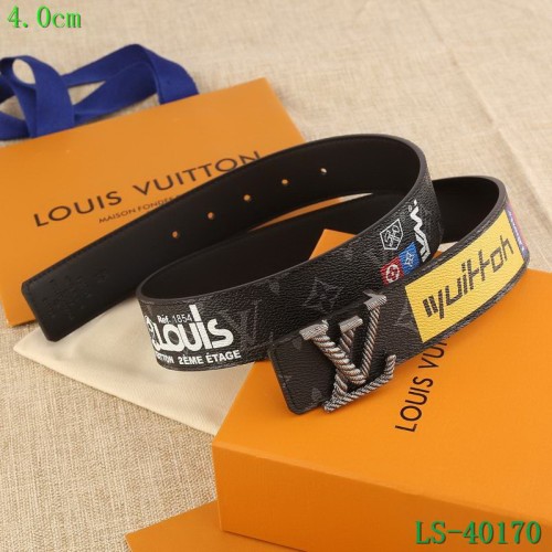 Super Perfect Quality LV Belts(100% Genuine Leather Steel Buckle)-1715