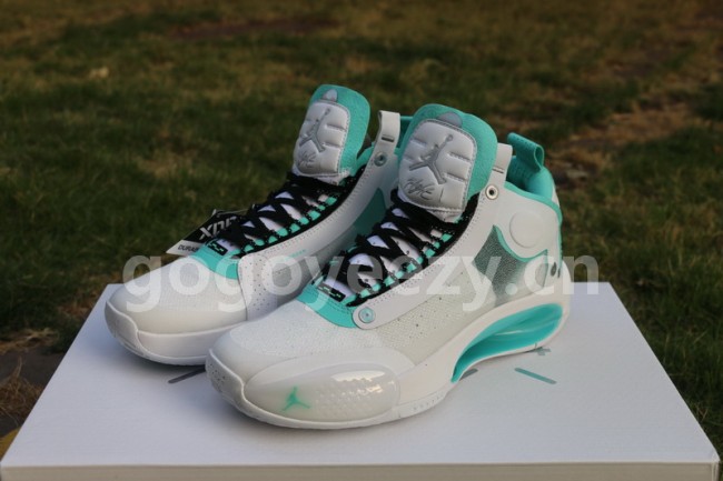 Authentic Air Jordan XXXIV White Metallic