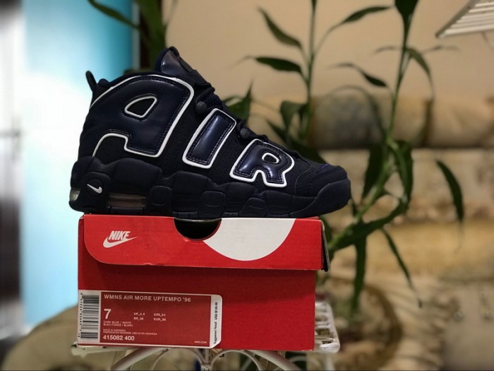 Authentic Nike Air More Uptempo Navy GS
